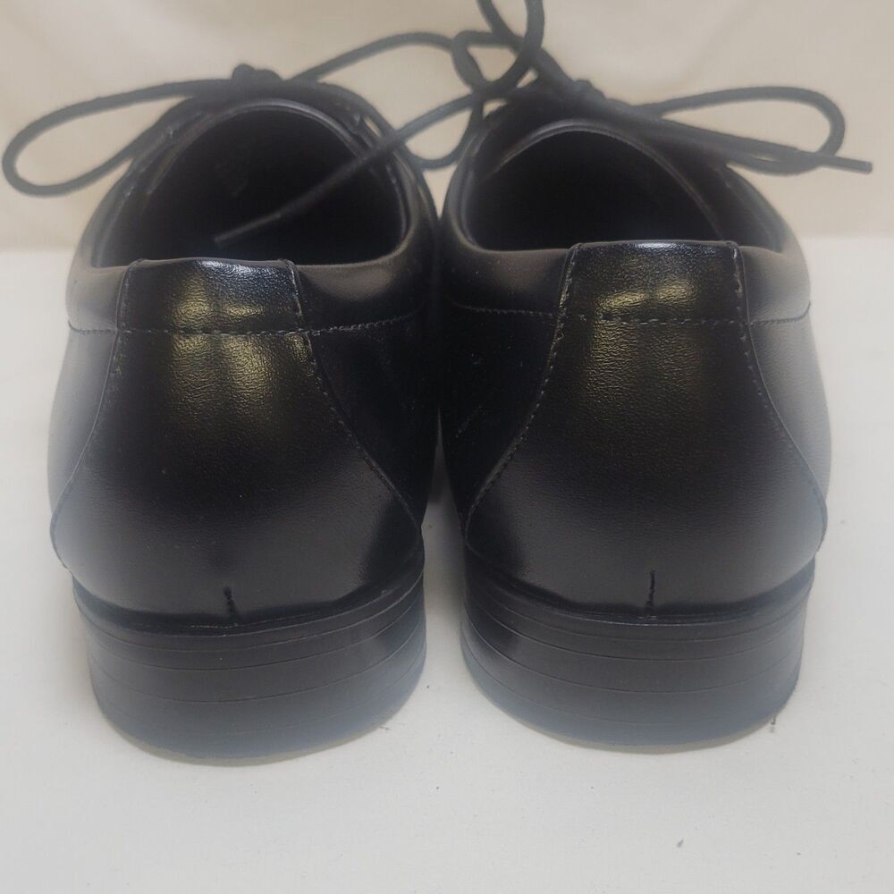 Alfani 8‎ Dress Shoes Andrew Black Faux-Leather Plain Toe Lace Up Men - Picture 4 of 12